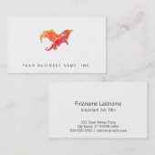 飛んだ赤いドラゴン 名刺 (正面/裏面)