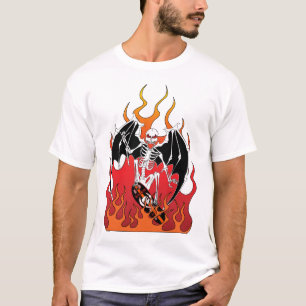 飛んだ"スケート死"の人のTシャツ Tシャツ