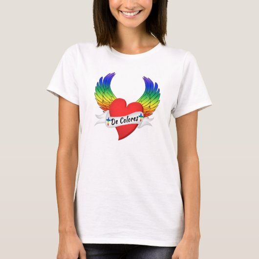 飛んだHeart De Colores T-Shirt Tシャツ (正面)