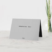 飛んでいく父の日のカード カード (裏面)