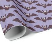 飛んでいるこうもり包装紙 ラッピングペーパー (ロールコーナー)