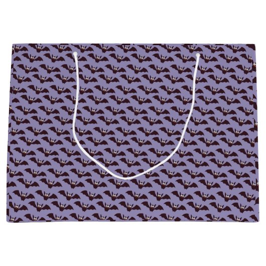 飛んでいるこうもり抱き枕 ラージペーパーバッグ (正面)