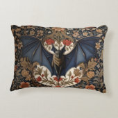 飛んでいるこうもり – ウィモダンリアムモリスフローラ アクセントクッション (裏面)