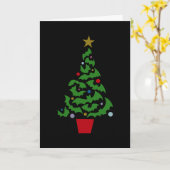 飛んでいるこうもり カード (黄色い花)