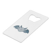 飛んでいるこうもり クレジットカード栓抜き (正面アングル)