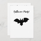 飛んでいるこうもり 招待状 (正面/裏面)