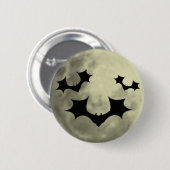 飛んでいるこうもり 缶バッジ (正面&裏面)