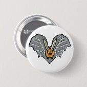 飛んでいるこうもり 缶バッジ (正面&裏面)