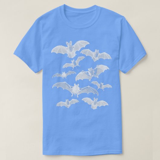 飛んでいるこうもり Tシャツ (デザイン正面)