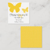 飛んでいるご挨拶 ノートカード (正面/裏面)