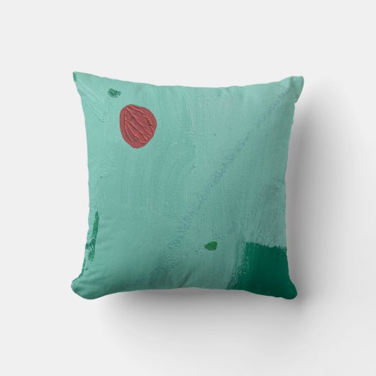 飛んでいるさくらんぼ抽象芸術装飾用クッション クッション (正面)