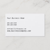 飛んでいるで遠くになまたはジェット機の飛行機またはパイロットの旅行代理店 名刺 (裏面)