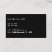 飛んでいるで遠くになまたはジェット機の飛行機またはパイロットの旅行代理店 名刺 (裏面)