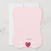 飛んでいるで高い招待状 招待状 (裏面)