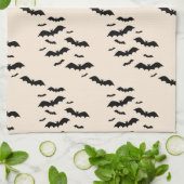 飛んでいるなこうもり キッチンタオル (折り畳み)