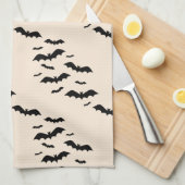 飛んでいるなこうもり キッチンタオル (四つ折り)