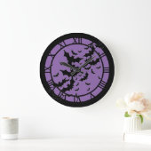 飛んでいるなこうもり ラージ壁時計 (ホーム)