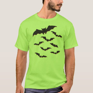 飛んでいるなこうもり Tシャツ