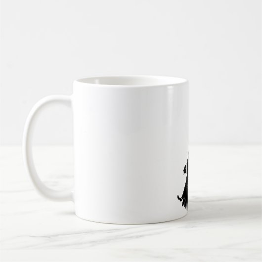 飛んでいるなアンデスコンドル コーヒーマグカップ (左)