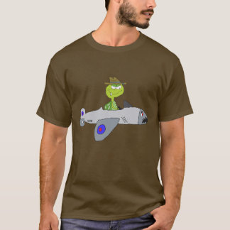 飛んでいるなカメ Tシャツ