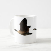 飛んでいるなガチョウのマグ コーヒーマグカップ (正面左)