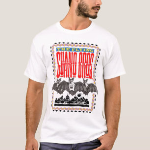 飛んでいるなグアノの兄弟のTシャツ Tシャツ