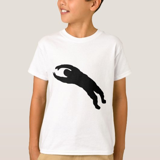 飛んでいるなゴールキーパー Tシャツ (正面)