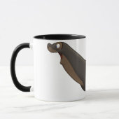 飛んでいるなシールのマグ マグカップ (左)