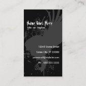 飛んでいるなスカル 名刺 (裏面)