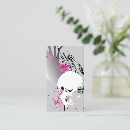 飛んでいるなスカル 名刺 (スタンド正面)