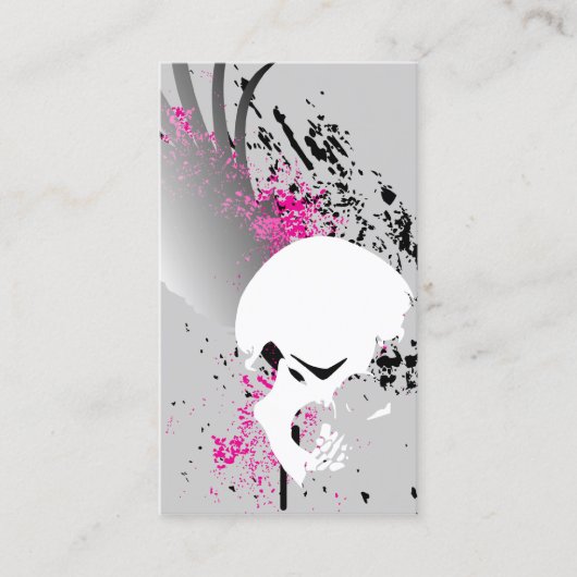 飛んでいるなスカル 名刺 (正面)