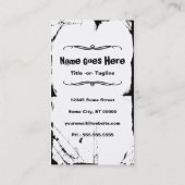 飛んでいるなスカル 名刺 (裏面)