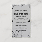 飛んでいるなスカル 名刺 (裏面)