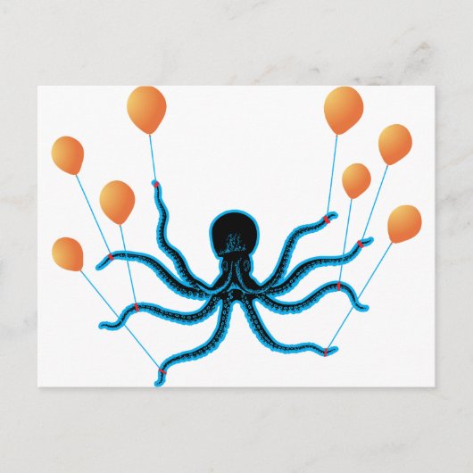 飛んでいるなタコ ポストカード (正面)