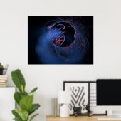 飛んでいるなディスク ポスター (ホームオフィス)