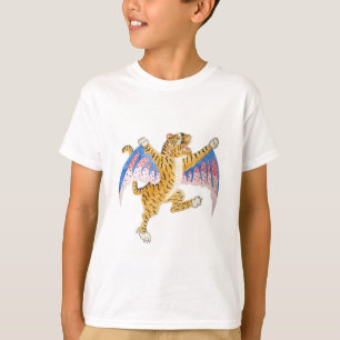 飛んでいるなトラ Tシャツ