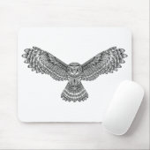 飛んでいるなフクロウZendoodle マウスパッド (マウス)
