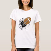 飛んでいるなフットボール Tシャツ (正面)