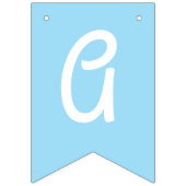 飛んでいるなブタのかわいいハッピーバースデーの旗布の旗 バンティングフラッグ (第3の旗)