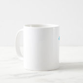飛んでいるなブタのコーヒー・マグ コーヒーマグカップ (正面左)
