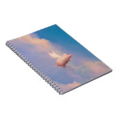 飛んでいるなブタのノート ノートブック (右側)