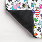 飛んでいるなブタのマウスパッド マウスパッド (コーナー)