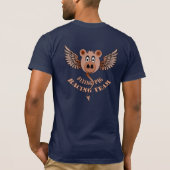 飛んでいるなブタのワイシャツ Tシャツ (裏面)