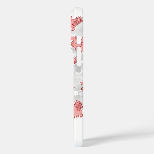 飛んでいるなブタの名前をカスタムするの電話箱 Case-Mate iPhoneケース (裏面 / 左)