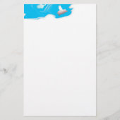 飛んでいるなブタの文房具 便箋 (正面)