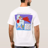 飛んでいるなブタの漫画# 2.pgの2007年の飛んでいるなブタマラ… tシャツ (裏面)