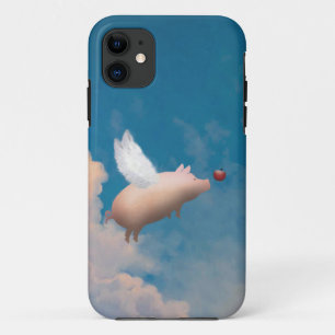 飛んでいるなブタのiphoneの場合 iPhone 11 ケース