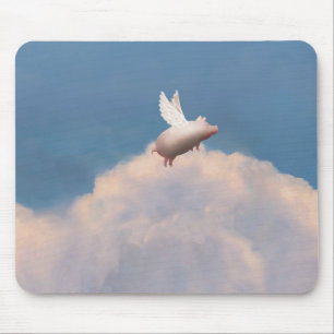 飛んでいるなブタのmousepad マウスパッド