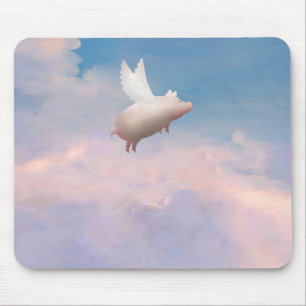 飛んでいるなブタのmousepad マウスパッド