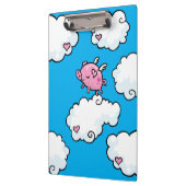 飛んでいるなブタは雲のクリップボードで踊ります クリップボード (左)